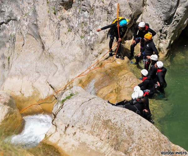 Canyoning dans la Clue de Saint-Auban