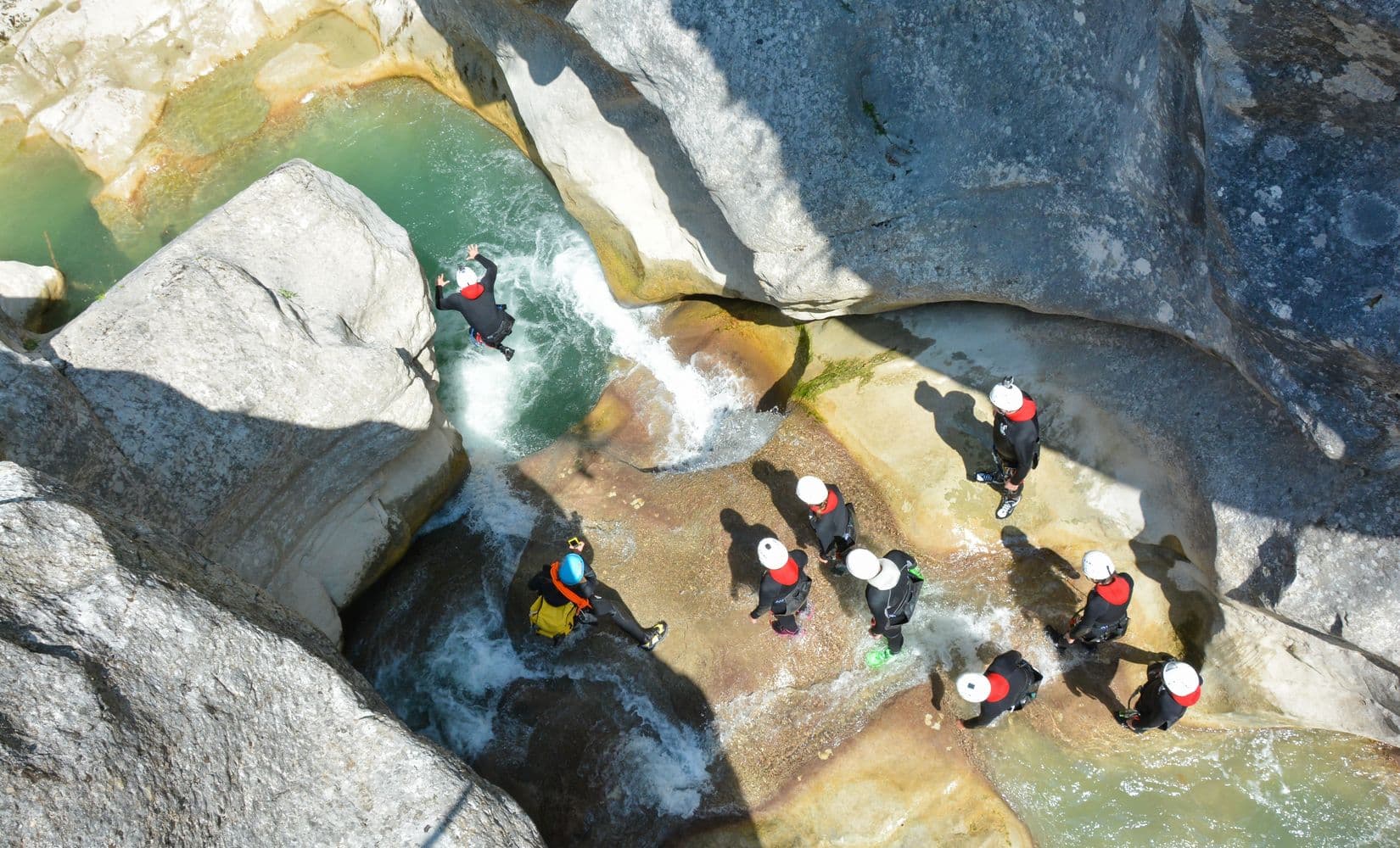 Canyoning dans la Clue de Saint-Auban