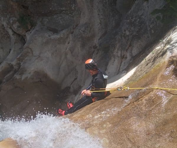Canyoning près de Grasse dans le Gours du Ray