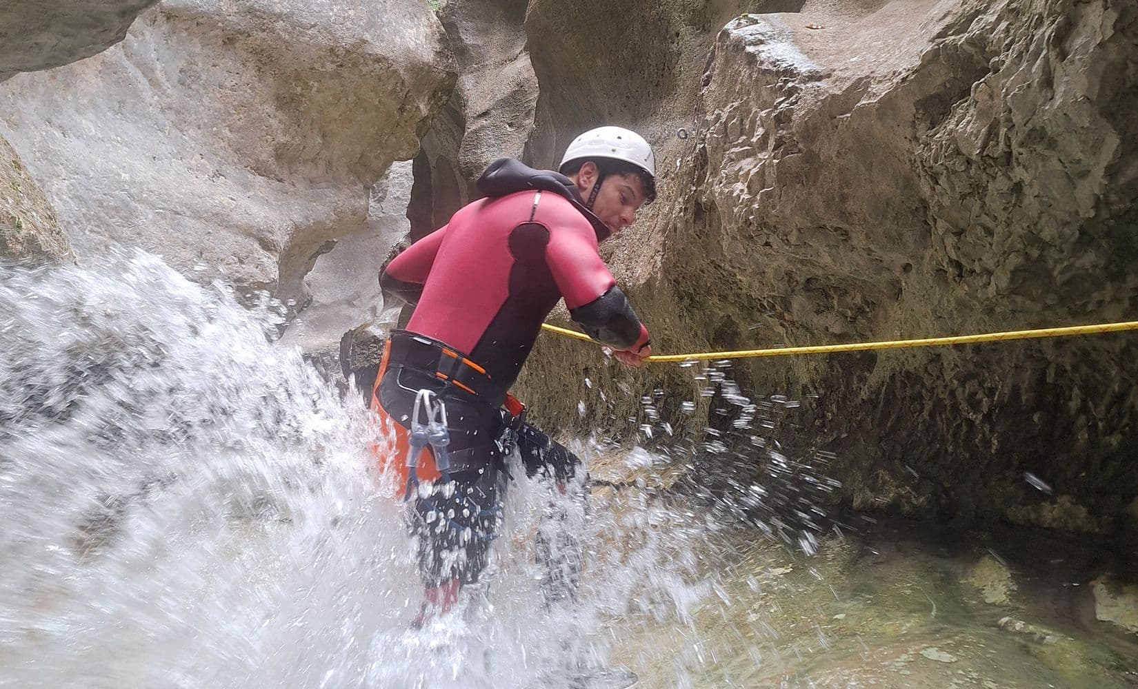Canyoning dans la Clue du Haut-Jabron prés de Castellane