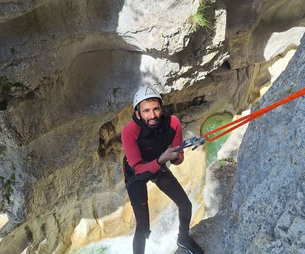 Canyoning dans la Clue du Haut-Jabron prés de Castellane