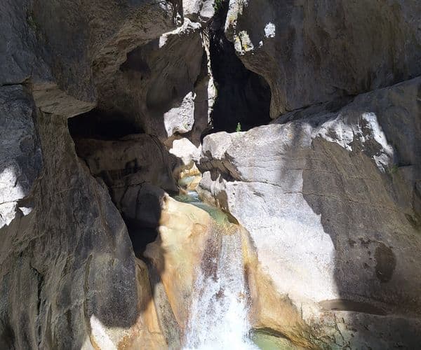 Canyoning dans la Clue du Haut-Jabron prés de Castellane