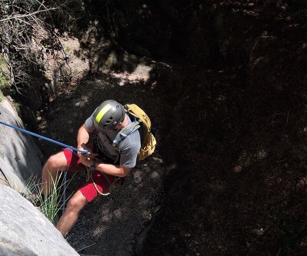 Via ferrata surplombant le Verdon