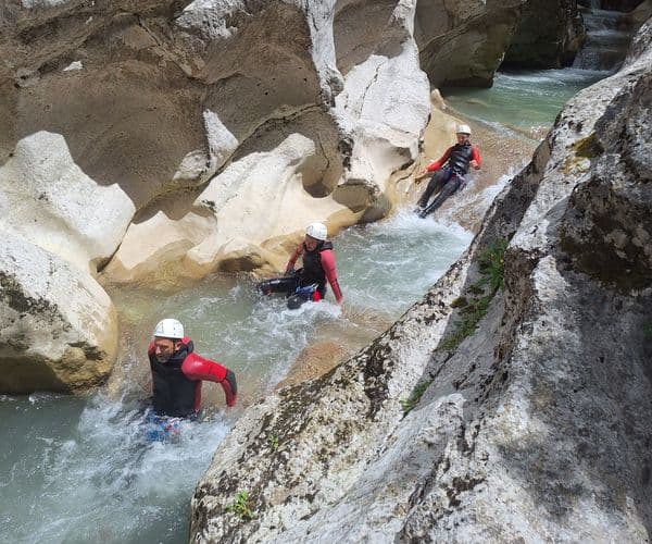 Canyoning dans la Clue de Saint-Auban