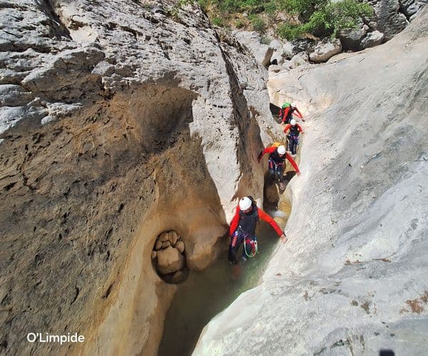 Canyoning dans la Clue du Riolan