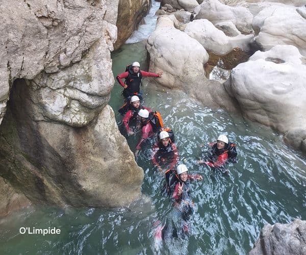 Canyoning dans la Clue d'Aiglun