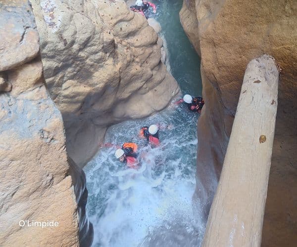 Canyoning dans la Clue d'Aiglun