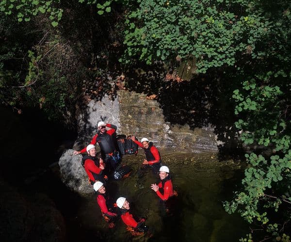 Canyoning dans la Vésubie dans le Riou de la Bollène