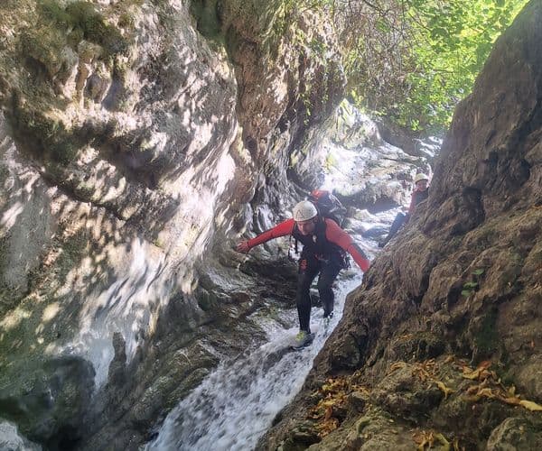 Canyoning dans la Vésubie dans le Riou de la Bollène