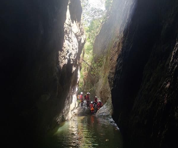 Canyoning dans la Vésubie dans le Riou de la Bollène