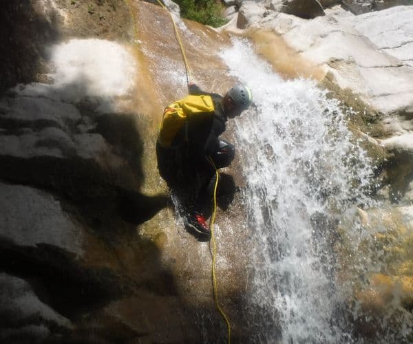Canyoning près de Grasse dans le Gours du Ray