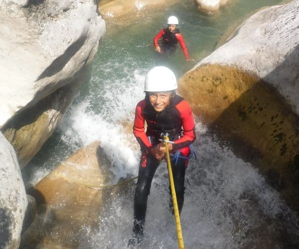 Canyoning près de Grasse dans le Gours du Ray