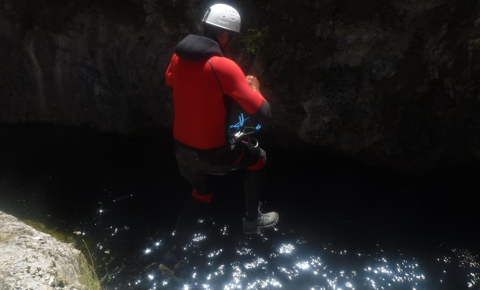 Canyoning dans la Vésubie dans le Riou de la Bollène