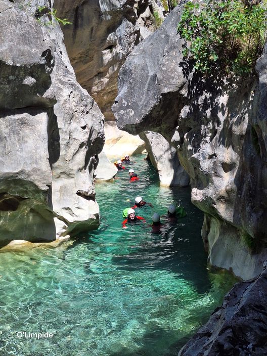 Canyoning dans les Alpes Maritimes